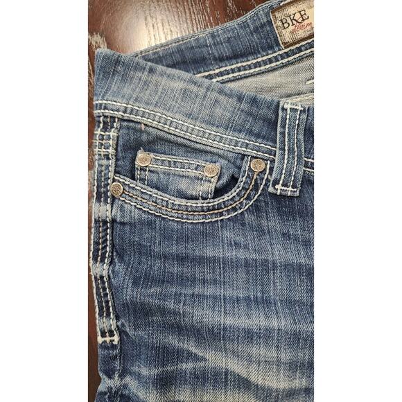 BKE Buckle Sabrina Jeans‎ Womens 27 Medium Wash Stretch Low Rise Straight - Picture 9 of 10